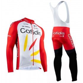 Conjunto Maillot + Culotte largo con tirantes 2020 Team Cofidis N001